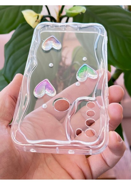 Xiaomi Redmi Note 8 Kılıf 3D Kalpli Inci Tasarımlı Desenli Kamera Korumalı Şeffaf Silikon Kapak modelleri