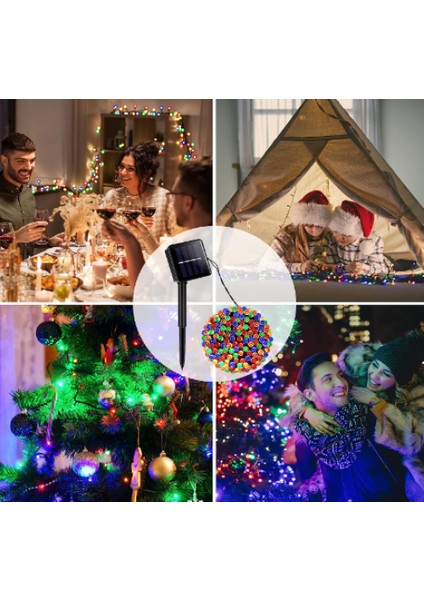 100 LED Rgb Solar 12M