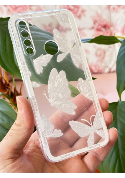 Xiaomi Redmi Note 8 Kılıf Tasarımlı Desenli Kamera Korumalı Şeffaf Kelebek Esnek Yumuşak Silikon Kapak fırsatları