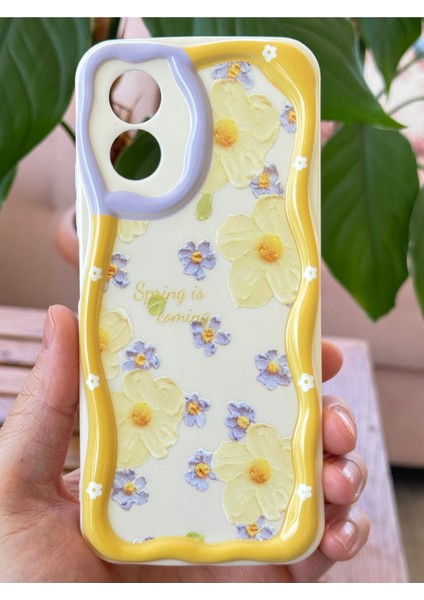 Oppo A38 Kılıf Tasarımlı Desenli Kamera Korumalı Papatya Çiçek Renkli Silikon Kapak fiyatları