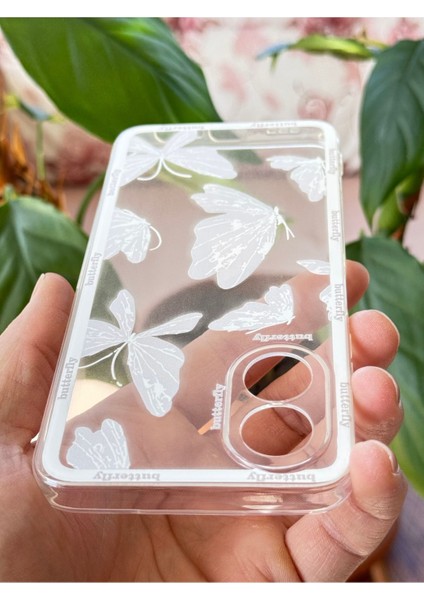 Oppo A38 Kılıf Şeffaf Kelebek Tasarımlı Desenli Kamera Korumalı Yumuşak Silikon Kapak fırsatları