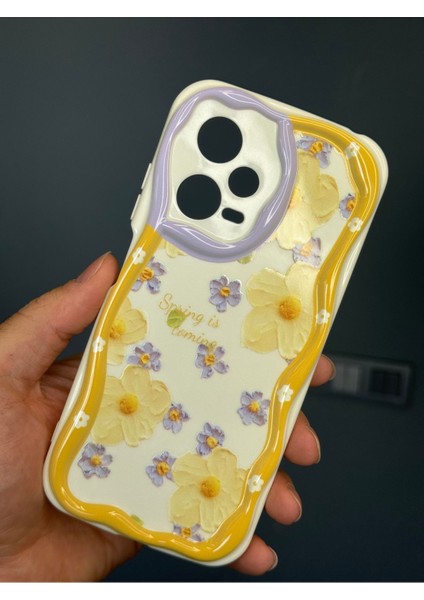 Xiaomi Redmi Note 12 Pro 5g Kılıf Tasarımlı Desenli Kamera Korumalı Papatya Çiçek Renkli Silikon Kapak fırsatları