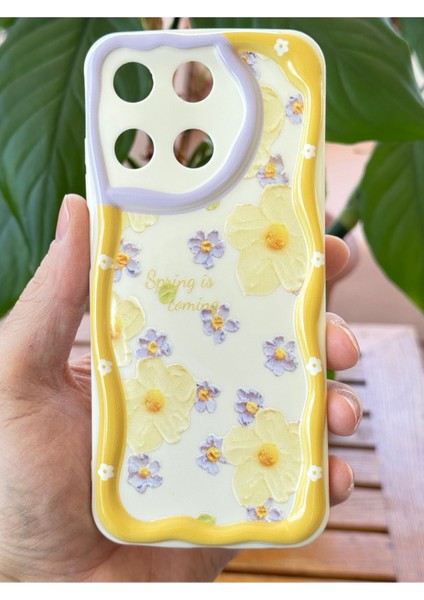 Realme 11 4g Kılıf Tasarımlı Desenli Kamera Korumalı Papatya Çiçek Renkli Silikon Kapak fiyatları