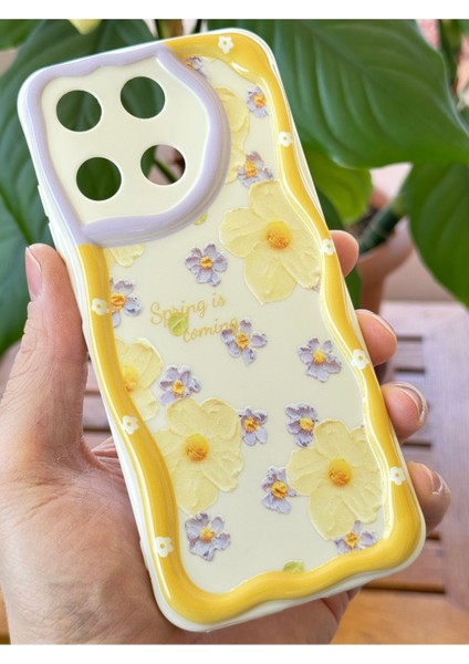 Realme 11 4g Kılıf Tasarımlı Desenli Kamera Korumalı Papatya Çiçek Renkli Silikon Kapak modelleri