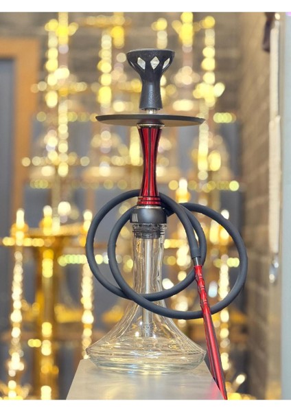 Kırmızı Rus Nargile Takımı