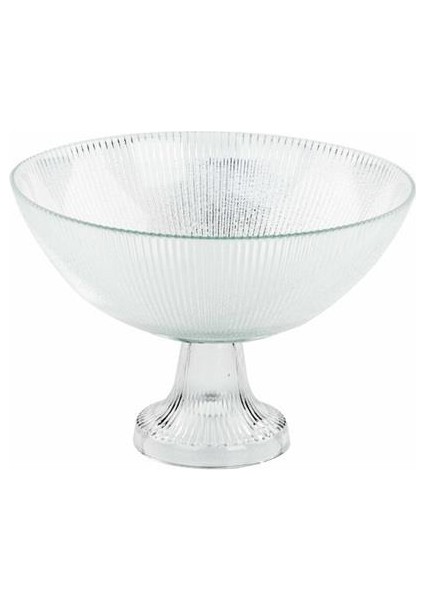 Ayaklı Sunumluk Oval Cam Sade 22 cm Sensu SGM12091