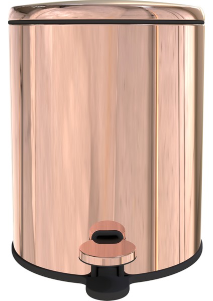 Cigo Çöp Kovası Rose Gold 6 Lt
