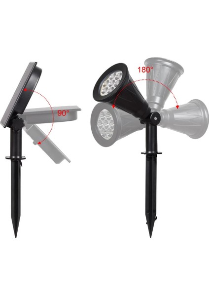 18WATT Solar Çim / Bahçe Aydınlatma Armatürü