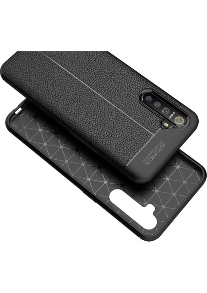 Realme 6 Deri Görünümlü Firo Silikon Kılıf fırsatları