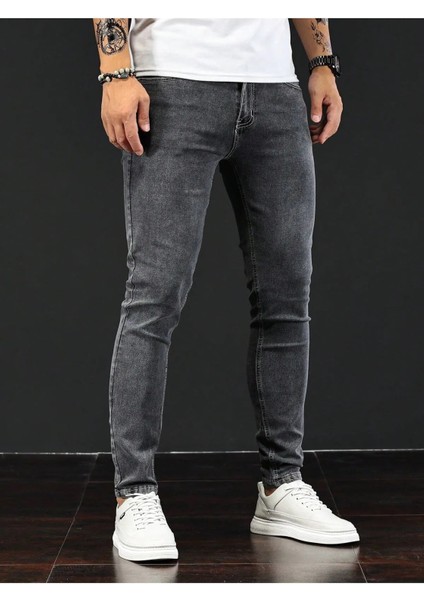 Erkek Casual Normal Bel Jean Kot Pantolon modelleri