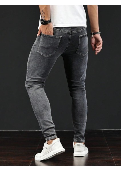 Erkek Casual Normal Bel Jean Kot Pantolon indirimleri
