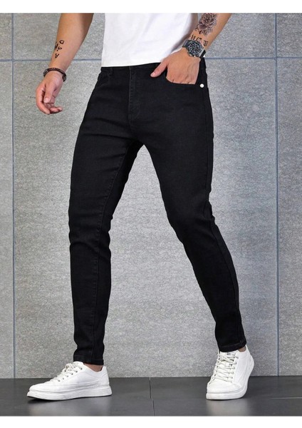 Erkek Casual Normal Bel Jean Kot Pantolon fırsatları