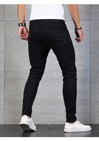 Erkek Casual Normal Bel Jean Kot Pantolon indirimleri