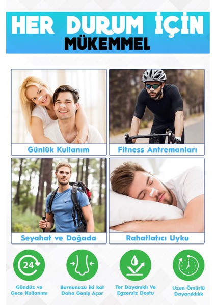 Beyaz Renk Burun Bandı (15'li Paket)