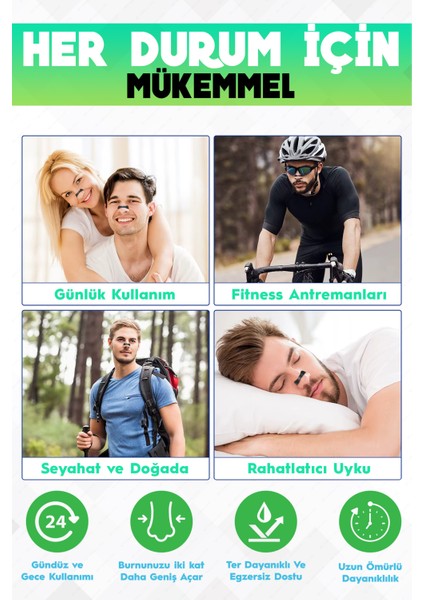 Siyah Renk Burun Bandı (15'li Paket)