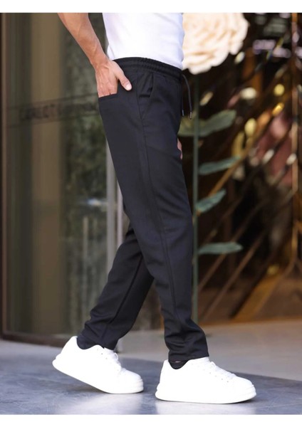Erkek Örme Kumaş Rahat Geniş Kalıp Casual Jogger Pantolon fiyatları
