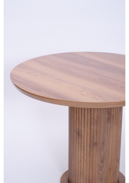 Bohem Polo Yuvarlak Lak Panel Mutfak Masa Takımı 100CM modelleri