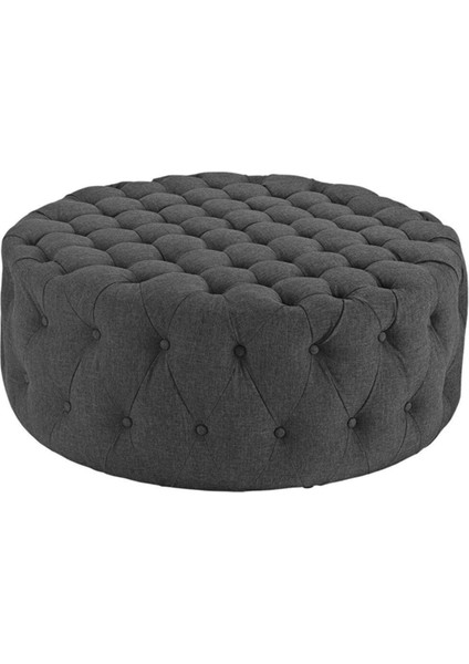 Kapitoneli Yuvarlak Puf/orta SEHPA/100CM