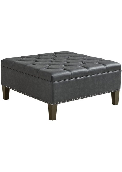 Cozy Leather / Suni Deri Puf ve Orta Sehpa 80X80 cm fırsatları