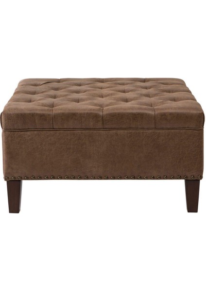 Cozy Leather / Suni Deri Puf ve Orta Sehpa 80X80 cm modelleri
