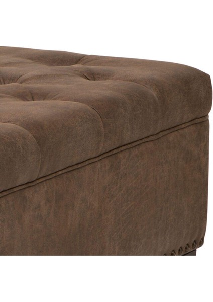 Cozy Leather / Suni Deri Puf ve Orta Sehpa 80X80 cm indirimleri