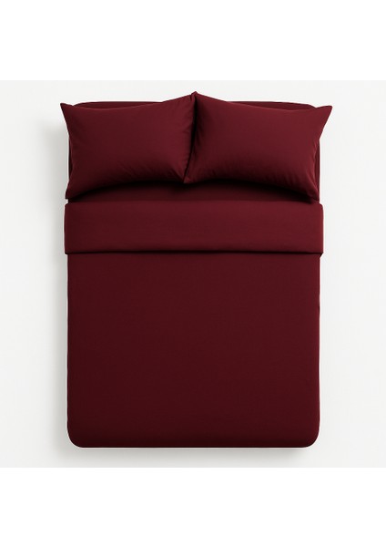 Çift Kişilik Pamuk Nevresim Takımı 200 x 220 cm , Lastikli Çarşaflı Set, Vişne Çürüğü modelleri