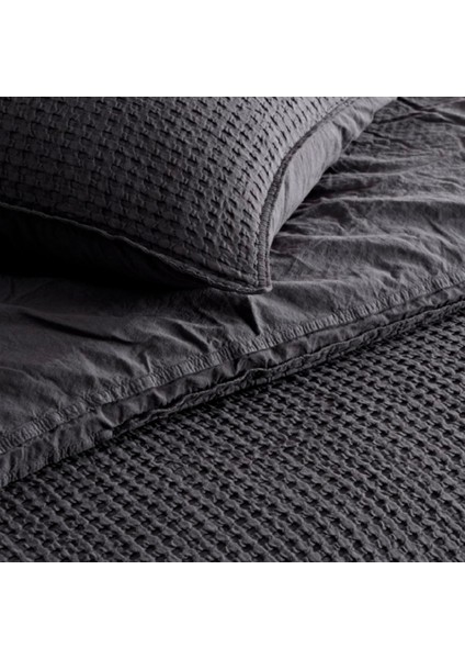 Pamuk Çift Kişilik Nevresim Takımı Waffle Dokulu Vintage Nevresim Takımı 200 x 220 cm modelleri