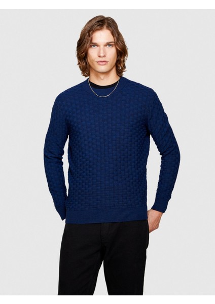 Sisley Yün Karışımlı Bisiklet Yaka Kazak Erkek Renkli Kazak - 323A107GS102Q fırsatları