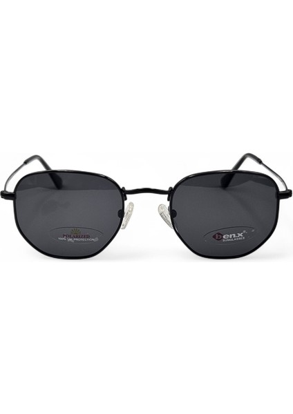 Benx Unisex Kare Güneş Gözlüğü Polarize Cam Bxgüneş 8005
