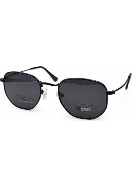Benx Unisex Kare Güneş Gözlüğü Polarize Cam Bxgüneş 8005