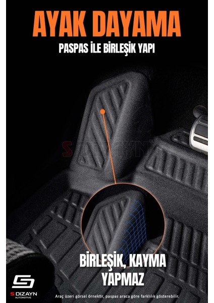 Fiat Egea Sedan 3D Pro Havuzlu Paspas ve Bagaj Havuzu Seti (2'li SET) 2015 Üzeri A+ Kalite modelleri