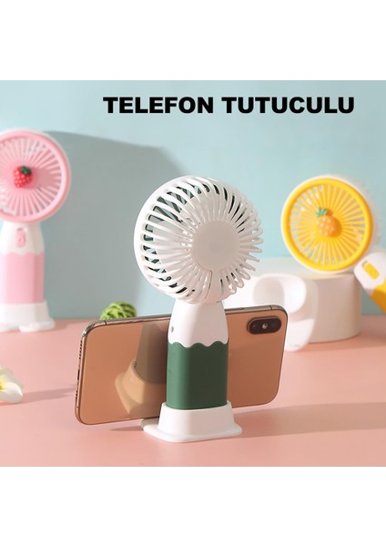 BS-5001 Şarjlı Taşınabilir Fan Mini Vantilatör