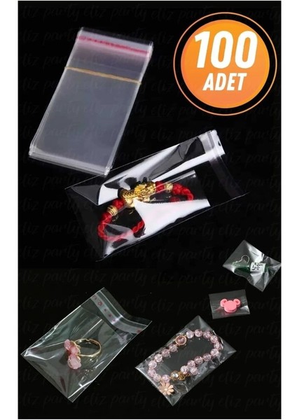 8X20CM Askılı Bantlı Jelatin Opp Poşet Kurabiye Aksesuar Hediye Paketleme Raf Poşeti 100 Adet