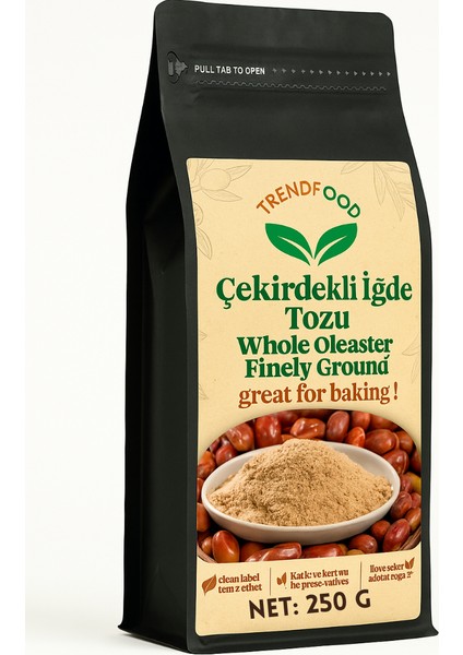 %100 Çekirdekli Iğde Unu 250 G | Glutensiz, Katkısız, Yüksek Lif & Proteinli | Diyet & Vegan Dostu