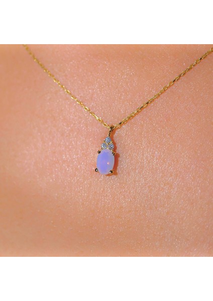 0,60CT Pembe Quarz 0,10CT Pırlanta(Signity) Taşlı Modern Gümüş Kolye-925 Ayar Hediye Gümüş Kolye