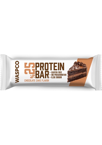 Bitter Çikolata Kaplı Çikolatalı Kek Aromalı Protein Bar 36gr x 12 Adet