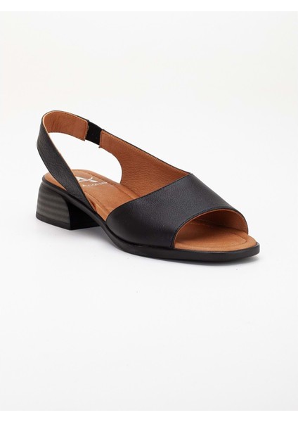 Kadın Deri Günlük Alçak Topuklu Sandalet - Beyaz fırsatları