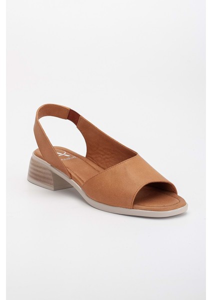 Kadın Deri Günlük Alçak Topuklu Sandalet - Beyaz fırsatları