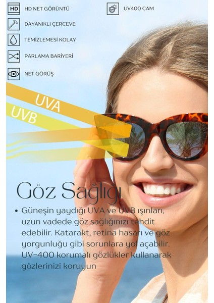 Royal Eyewear RE1009 Koyu Kahverengi Güneş Gözlüğü