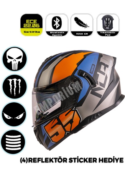 Vega Çene Açılır Kask (Ece-06)
