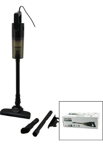Neto Vc-10 Siyah Metal Saplı Dik Elektrikli Süpürge 500w 5mt Kablosap=75+35=110cmhepa Filtre