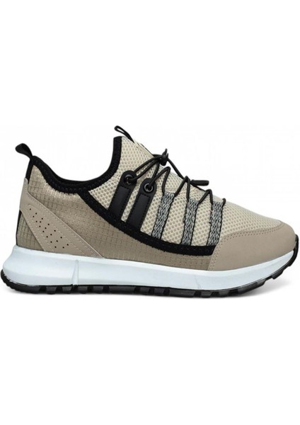 Glc Bej Erkek Fileli Sneaker Spor Ayakkabı