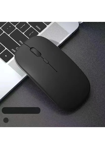Sessiz Bluetooth Kablosuz Mouse Çift Modlu – Şarjlı – Ofis & Laptop Uyumlu
