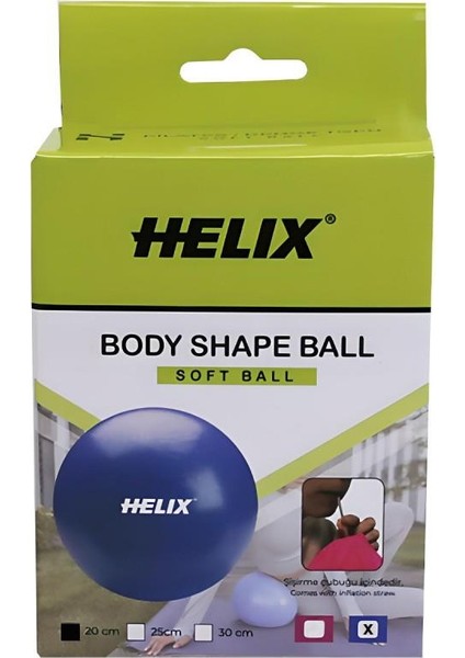 Pilates Topu 20 cm Ağırlığı 100 Gram Mavi Renkli Tekil Egzersiz Aracı