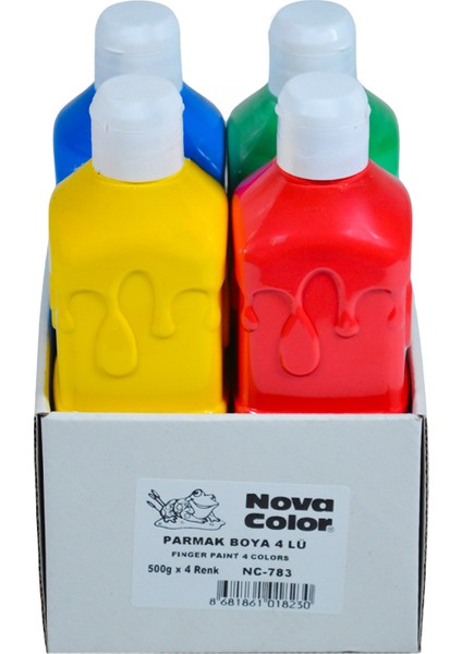 Parmak Boyası 500 gr 4 Renk NC783