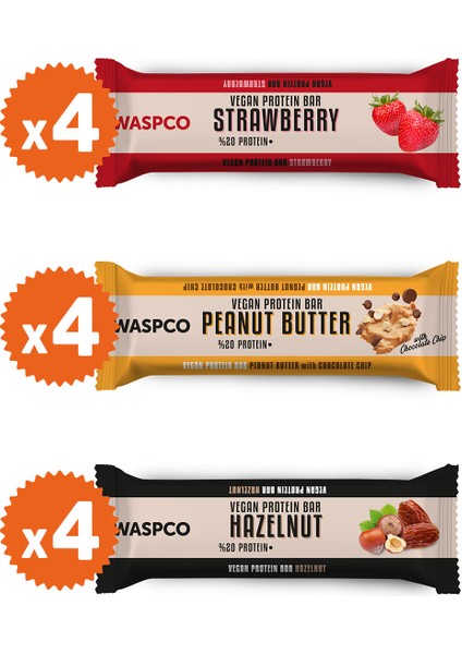 Vegan Protein Bar Karma Kutu 40g x 12 Adet (3 Çeşit)