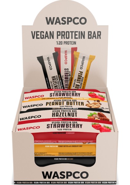 Vegan Protein Bar Karma Kutu 40g x 12 Adet (3 Çeşit)