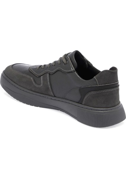 Gri Hakiki Deri Erkek Sneaker - E24I1AY56908-H0Q fiyatları