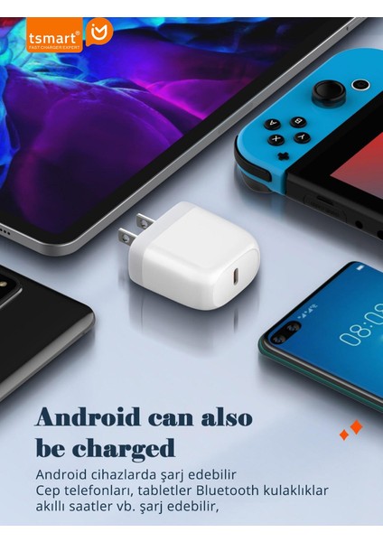 Xiaomi Oppo Huawei Realme Reeder Uyumlu 20w Type C Hızlı Şarj Aleti Adaptörü fırsatları