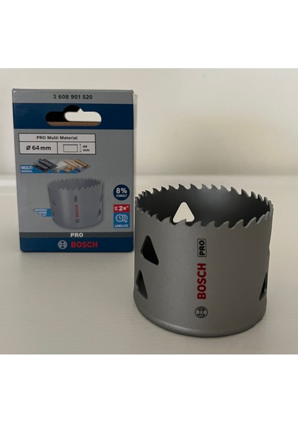 Aksesuar Pro Multi Material Delik Açma Testeresi - Panç 64 mm